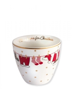  Home for xmas white latte cup fra GreenGate - Tinashjem